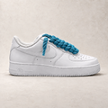 Nike Air Force 1 Low White 07 Rope Laces - Tyrkysová