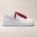 Nike Air Force 1 Low White 07 Rope Laces - Fuchsia