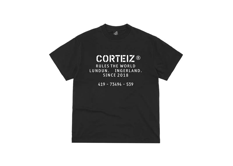 Corteiz OG Stencil Tee Black