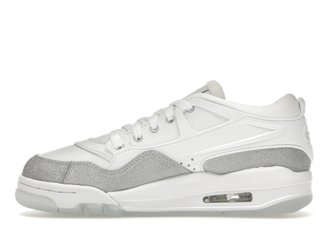 Jordan 4 RM White Metallic Silver (Women's)