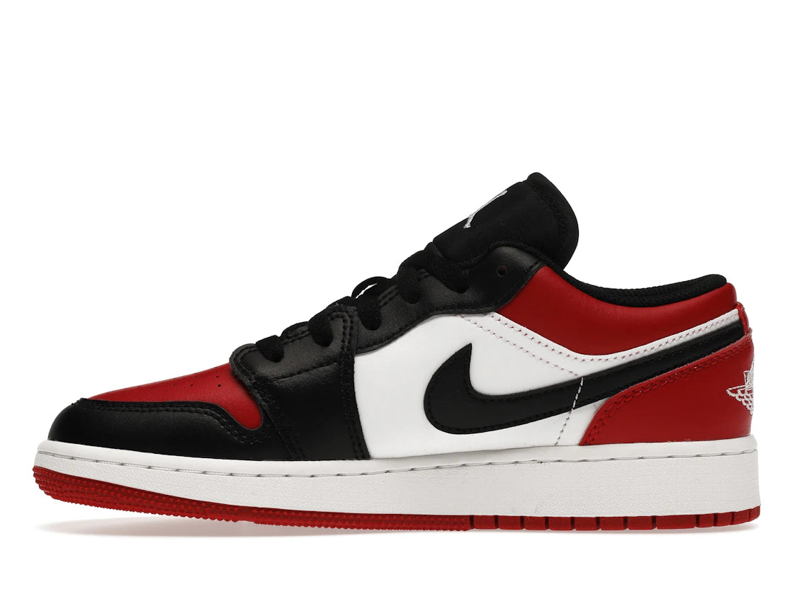 Jordan 1 Low Bred Toe (GS)