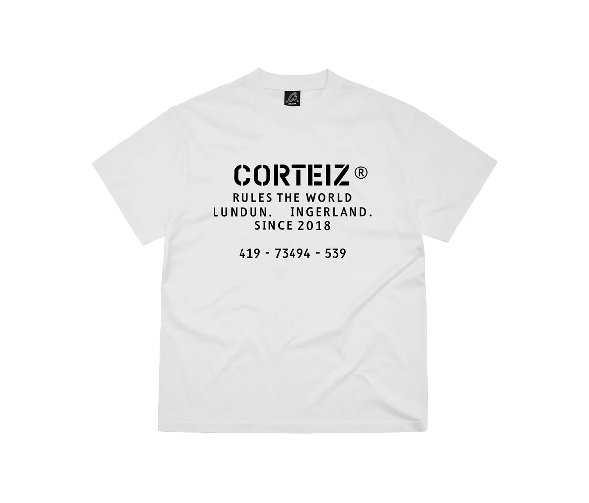 Corteiz OG Stencil Tee White