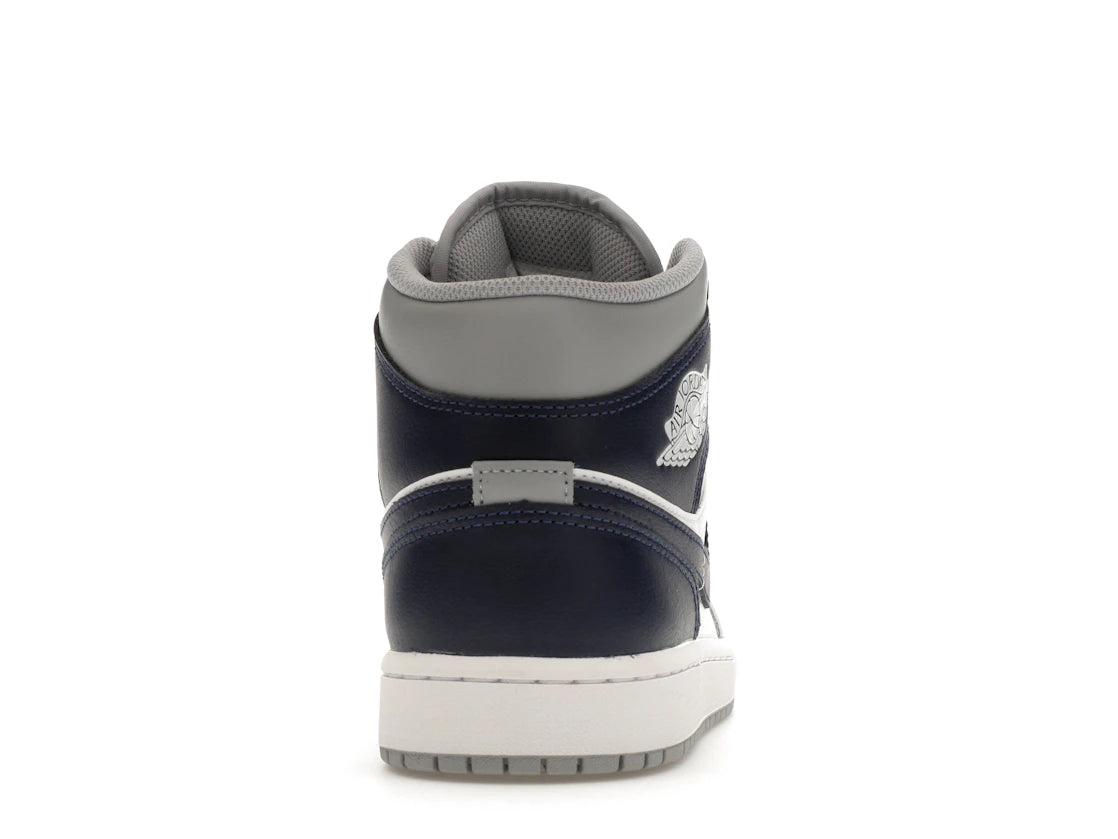 Jordan 1 Mid Wolf Grey Midnight Navy