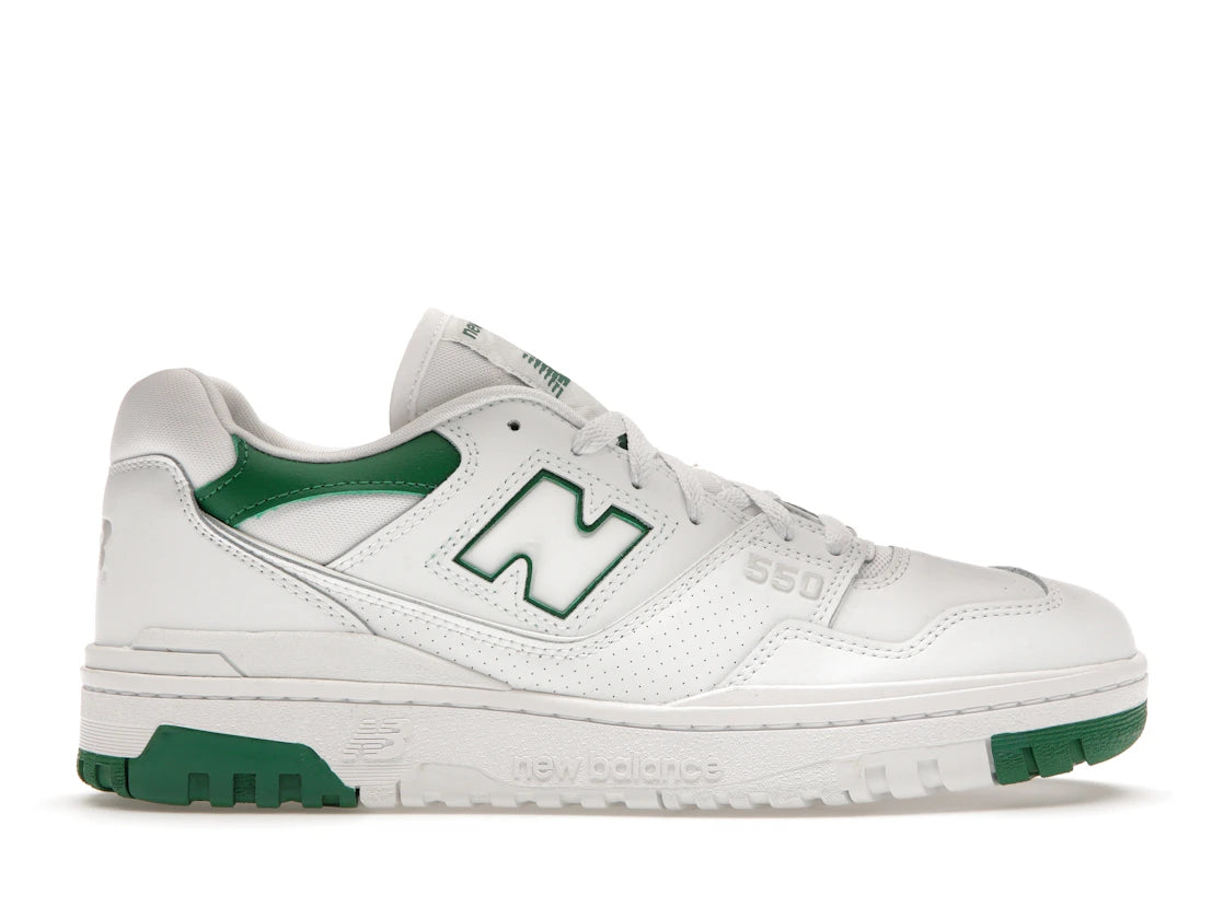 New Balance 550 White Classic Green