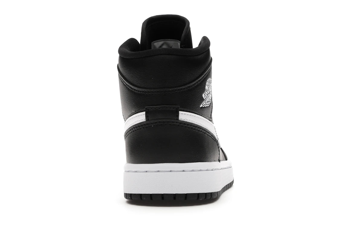Jordan 1 Mid Black White (Women's)