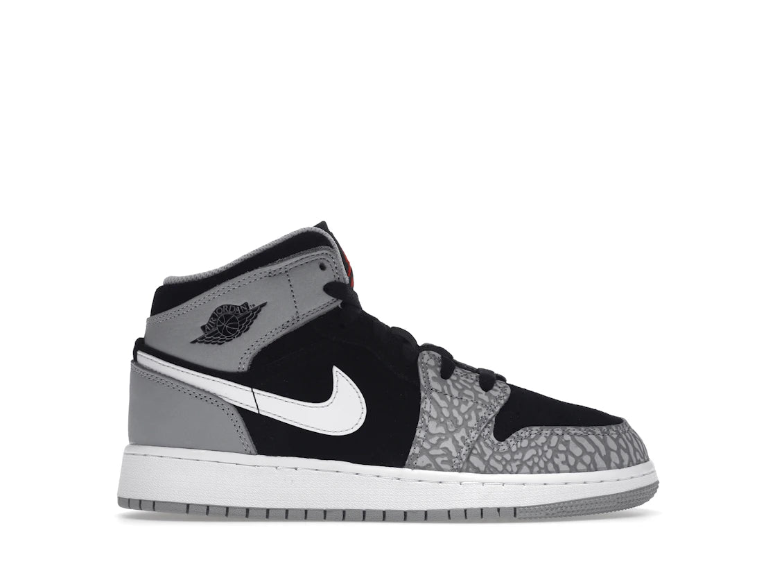 Jordan 1 Mid SE Elephant Print (GS)