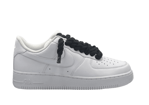 Nike Air Force 1 Low White 07 Rope Laces - Black