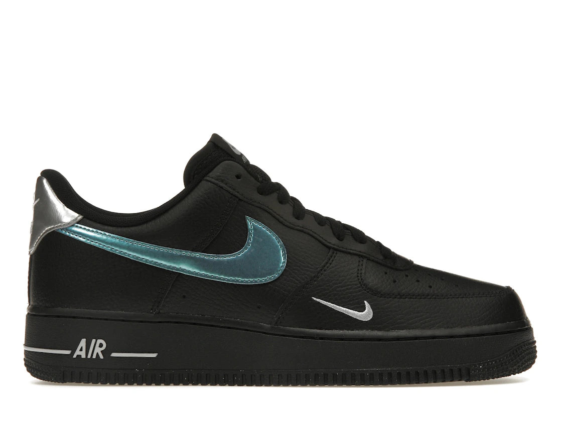 Nike Air Force 1 '07 Low Black Blue Lightning