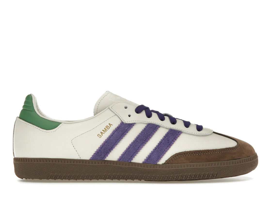adidas Samba OG Off White Core Purple Green Brown (Women's)