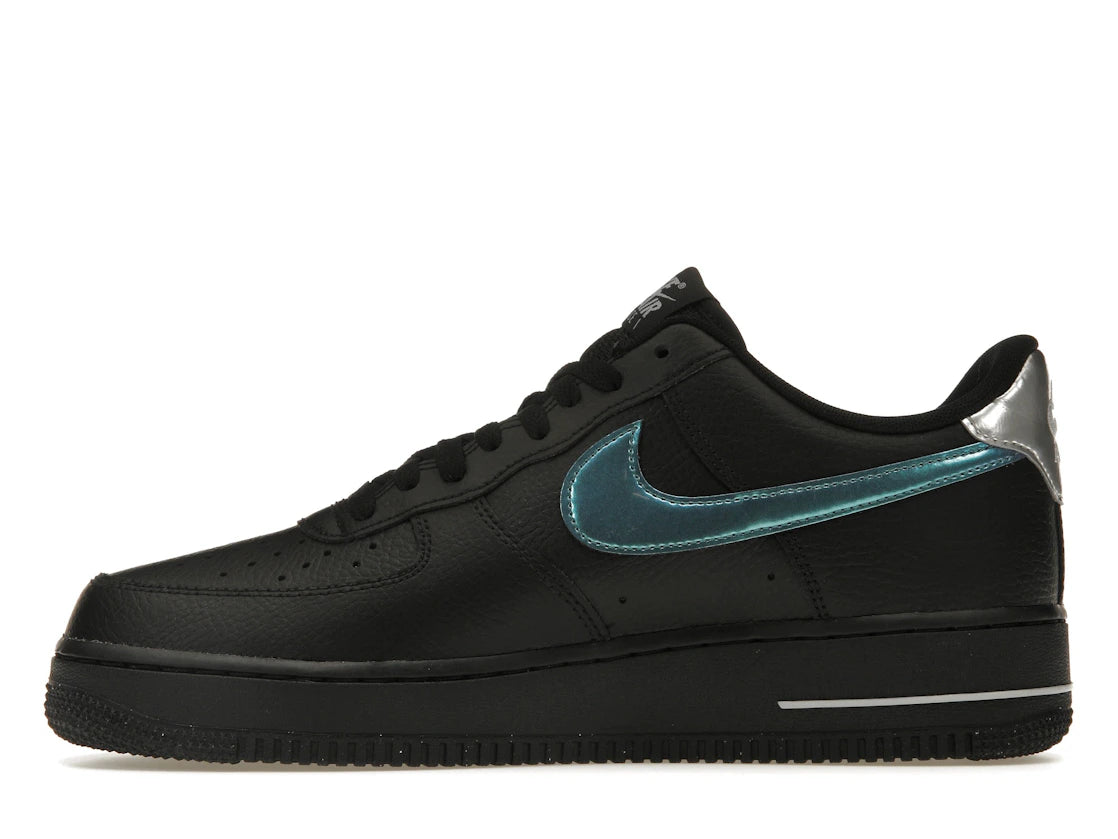 Nike Air Force 1 '07 Low Black Blue Lightning