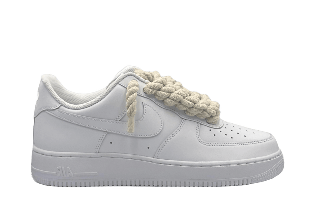 Nike Air Force 1 Low White 07 Rope Laces - Natural