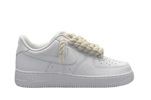 Nike Air Force 1 Low White 07 Rope Laces - Natural