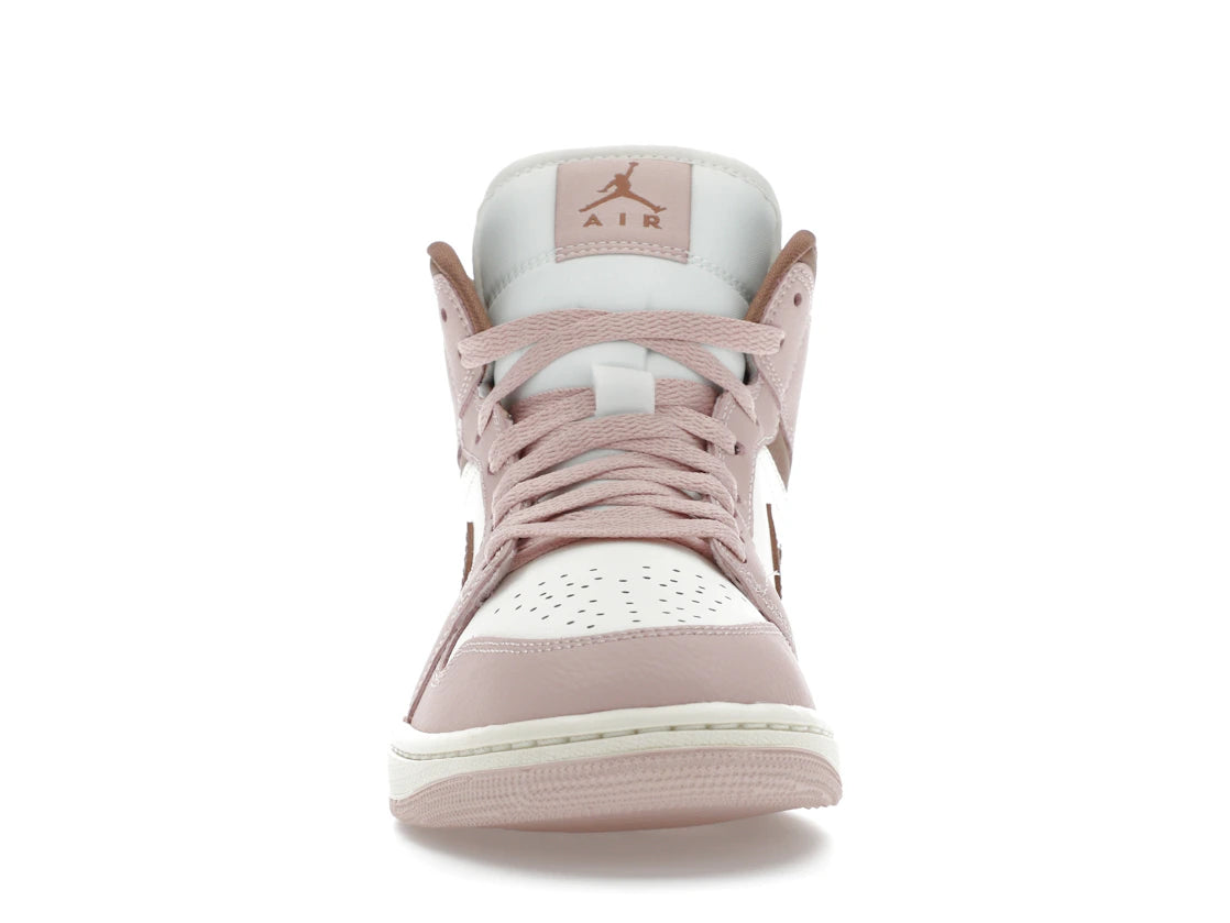 Jordan 1 Mid Pink Oxford Brown (Women's)