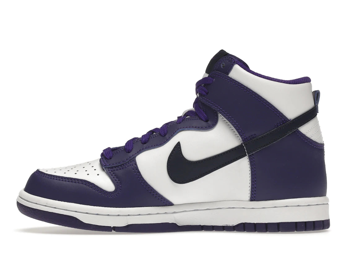 Nike Dunk High Electro Purple Midnight Navy (GS)