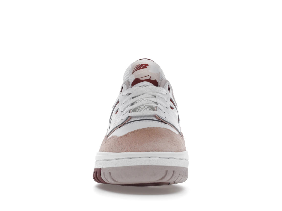 New Balance 550 White Scarlet (Women's)